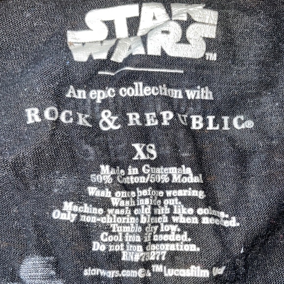 Women’s Rock & Republic Star Wars Long Tank Top/ Mini Dress - Picture 8 of 11